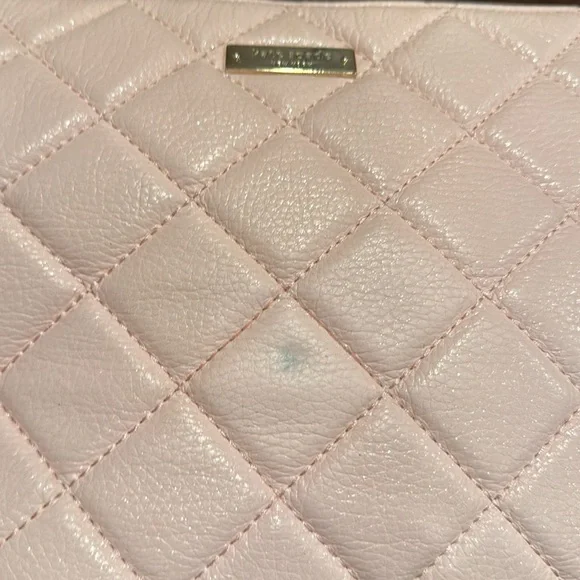 Kate Spade light pink quilted leather purse bag - Picture 3 of 9